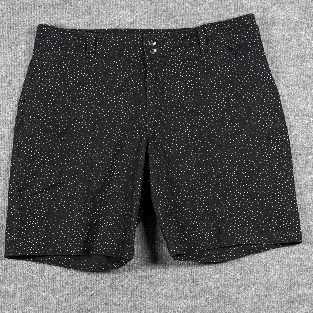 Lee 16 Shorts Straight Fit Chino Black Polka Pin Dot Preppy Resortwear Vacation